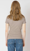 Load image into Gallery viewer, Basic Ribbed Tee - Almond