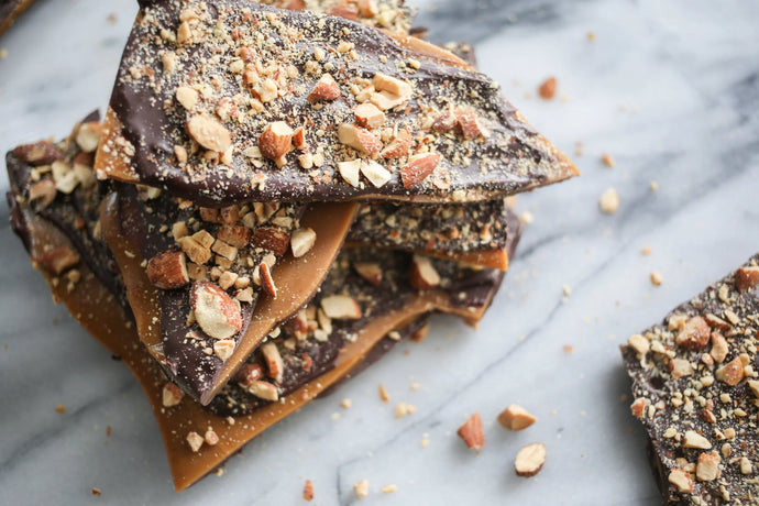 Almond Butter Toffee dark chocolate