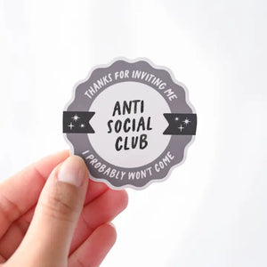 Anti Social Club - Sticker