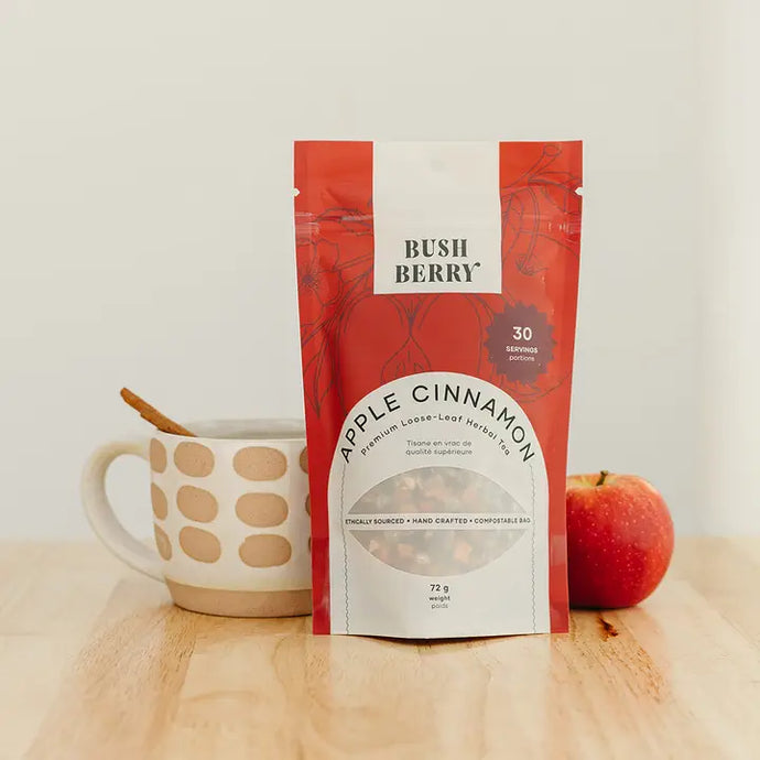 Organic Apple Cinnamon Loose Leaf Tea - Bush Berry