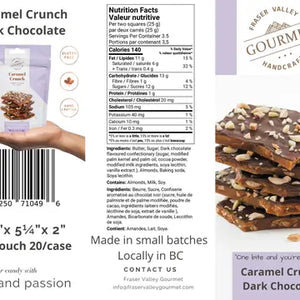 Caramel Crunch - Dark Chocolate - Fraser Valley Gourmet