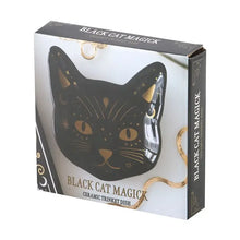 Load image into Gallery viewer, Black Cat Face Trinket Dish