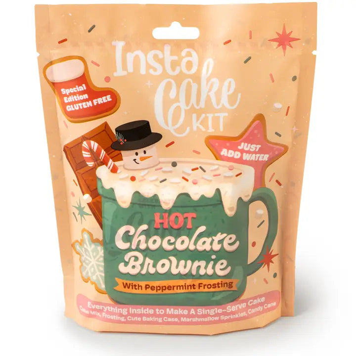 Cake Kit - Gluten Free Chocolate Peppermint Brownie