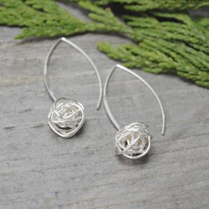 Ball of Yarn Long Earrings - Elements Gallery