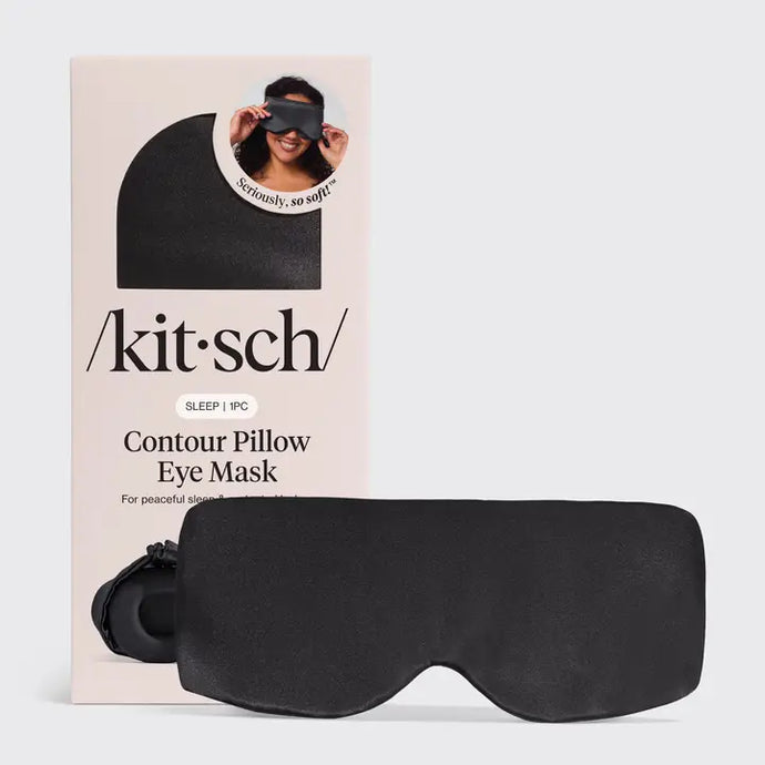 Contour Pillow Eye Mask - Charcoal - Kitsch