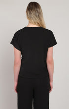 Load image into Gallery viewer, Textured Knot Top - Black