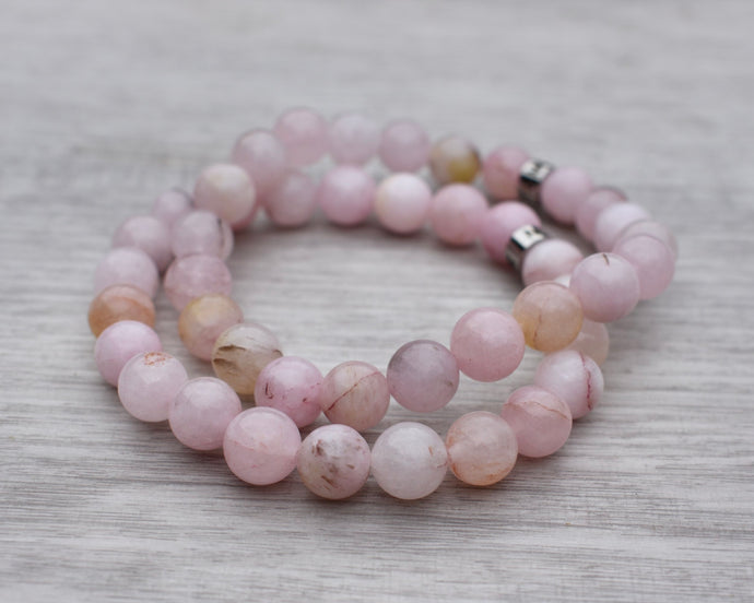 Blossom Bracelet - Pink Jade