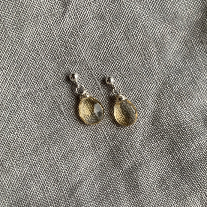 Linnaea Earrings - Citrine