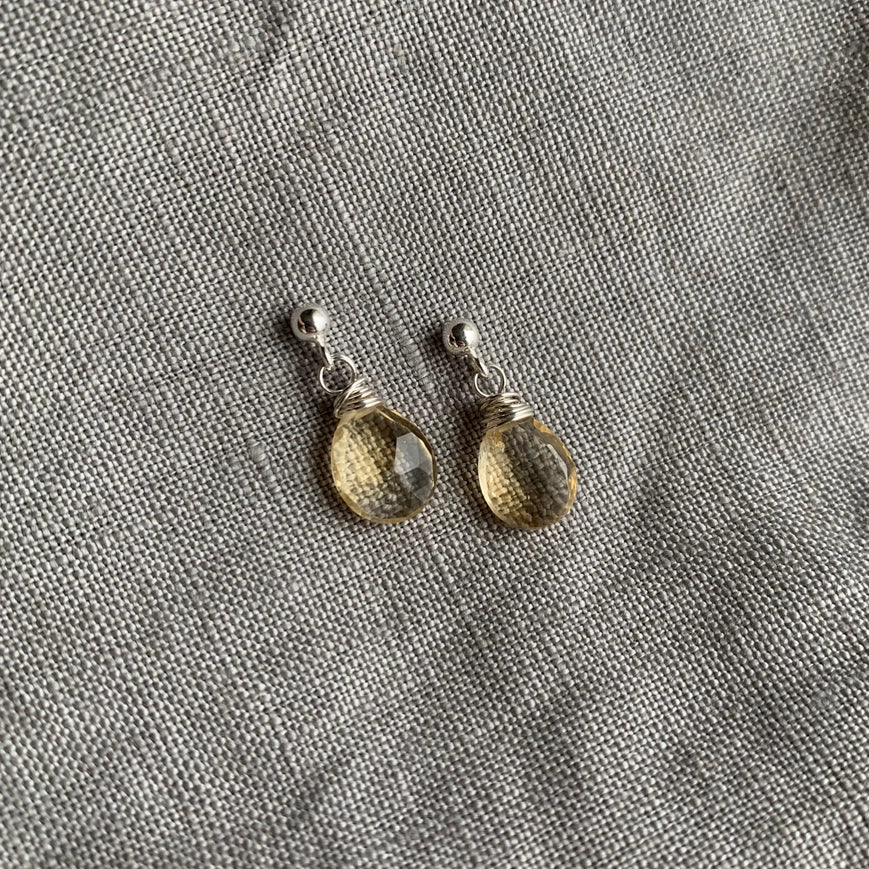 Linnaea Earrings - Citrine