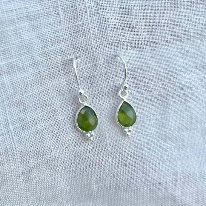 Rise Earrings - Peridot