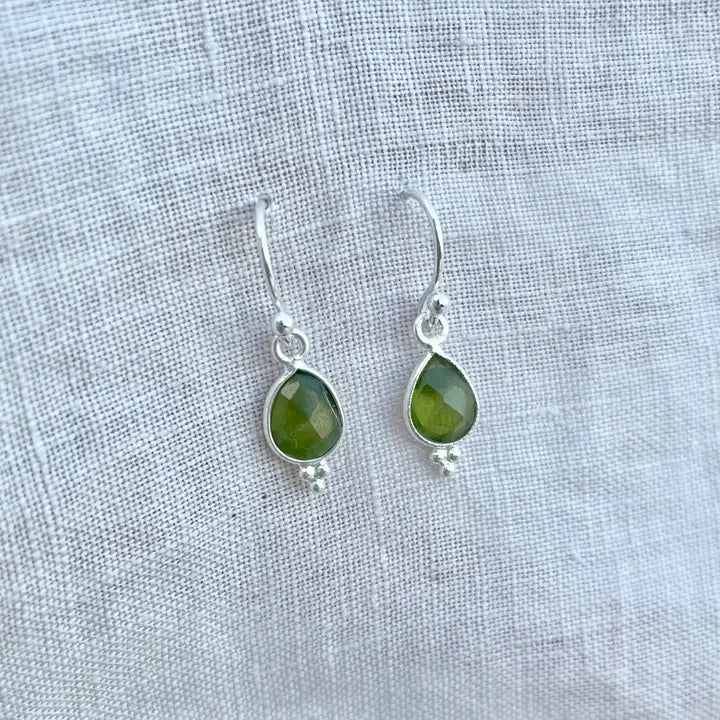 Rise Earrings - Peridot