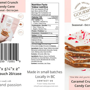 Caramel Crunch - Candy Cane - Fraser Valley Gourmet