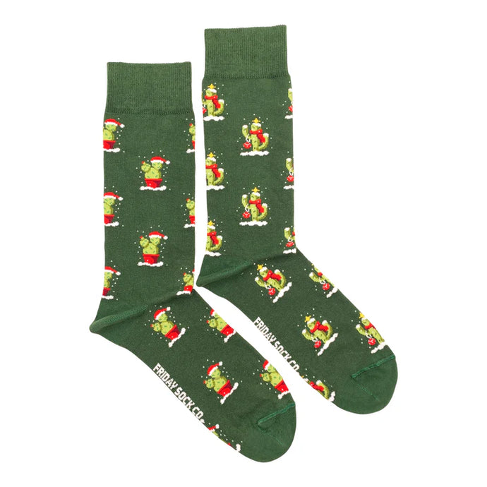 Men's Christmas Cactus Socks - Friday Sock Co.