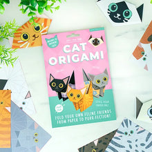 Load image into Gallery viewer, Origami Cat Craft Kit