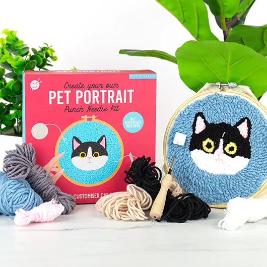 Pet Portrait Punch Needle Kit
