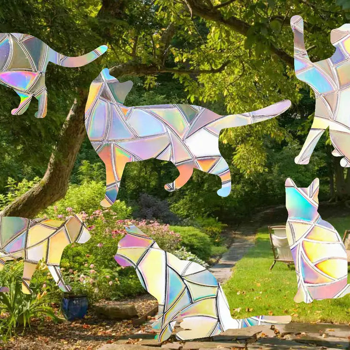 Cat Shape Suncatcher Pack - Mustard Tiger