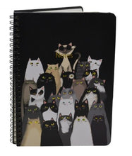 Load image into Gallery viewer, Hard Cover Notebook Cat Family