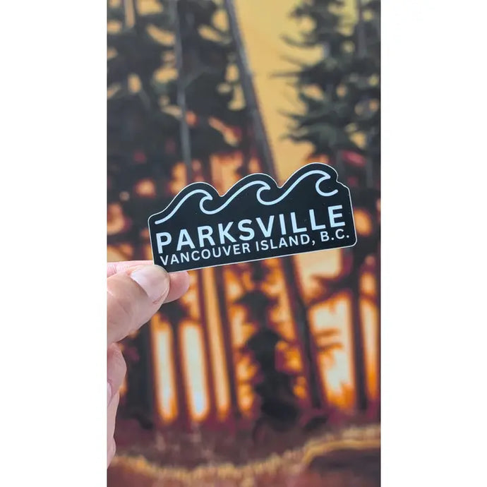 Parksville Wave Sticker