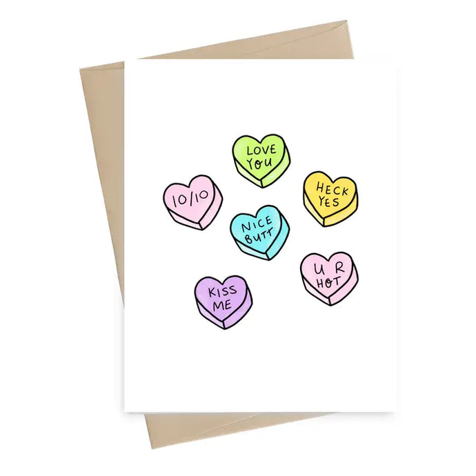 Cheeky Love Hearts - Little May Papery Cards