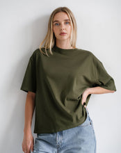 Load image into Gallery viewer, Boxy Tee - Chive