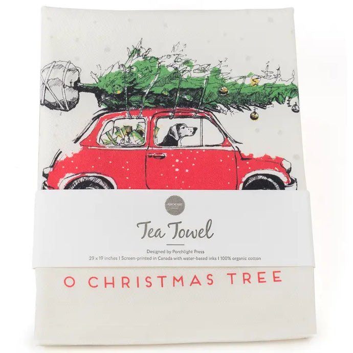 O Christmas Tree Holiday Tea Towel - Porchlight Press