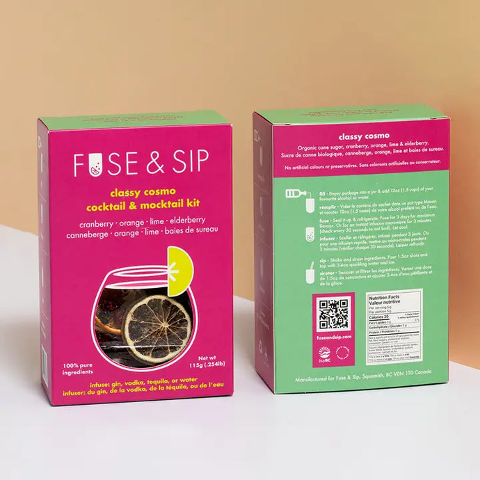 Fuse and Sip Infusion Mix -  Classy Cosmo