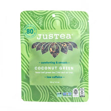 Load image into Gallery viewer, Coconut Green Loose Leaf Pouch - JusTea