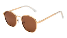 Load image into Gallery viewer, I-SEA Cooper Sunglasses - Gold/Brown Lens