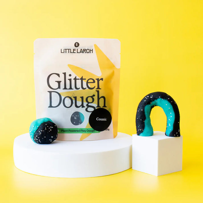 Cosmic Glitter Play Dough - Little larch