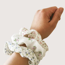 Load image into Gallery viewer, Mini Spring Cotton Scrunchie Trio Set