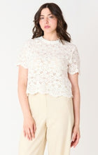 Load image into Gallery viewer, Crochet Top - Cream