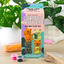 Load image into Gallery viewer, Curious Kitties Air Dry Clay Kit