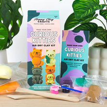 Load image into Gallery viewer, Curious Kitties Air Dry Clay Kit