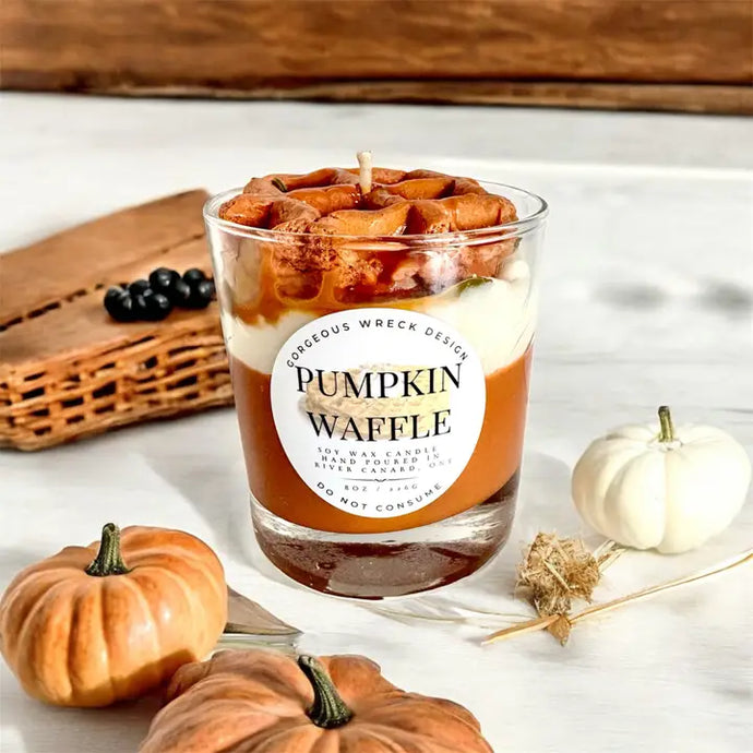 Pumpkin Waffle Candle