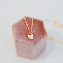 Load image into Gallery viewer, Heart Lock Charm Necklace