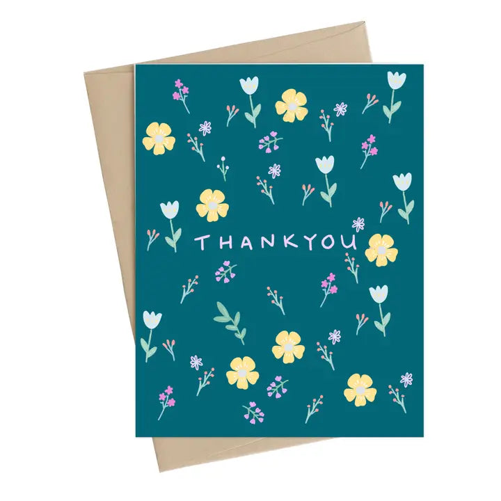Floral Thank You Card - Little May Papery (Copy)