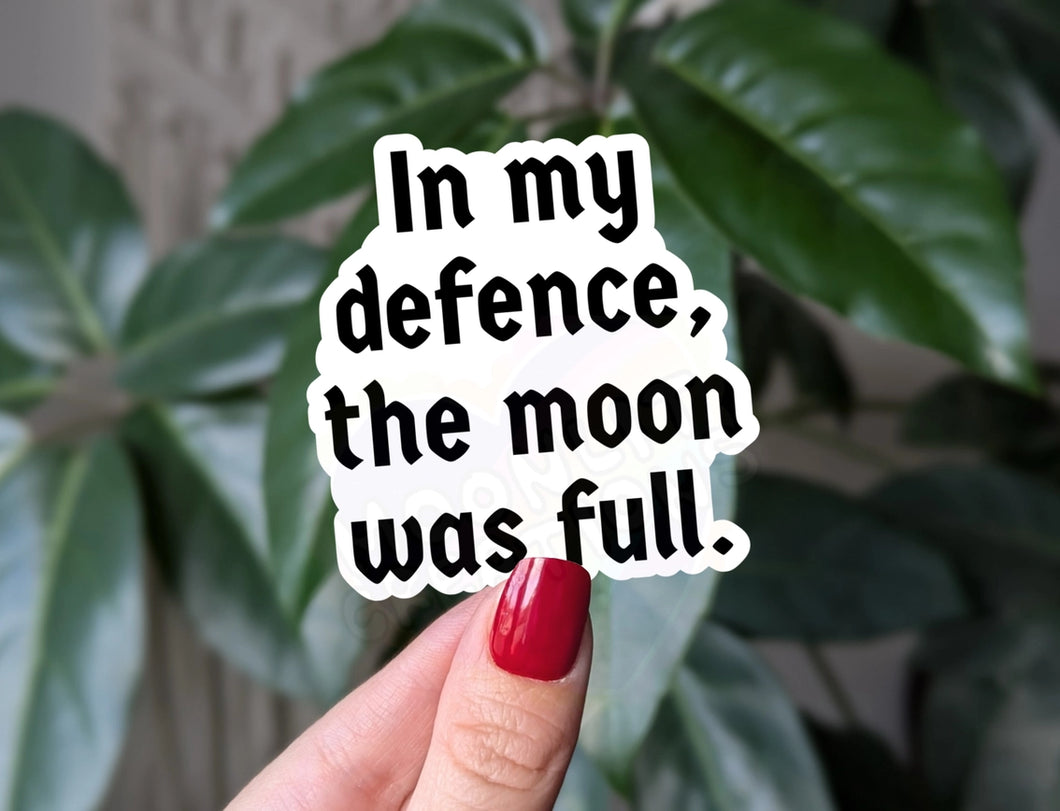 Full Moon Sticker