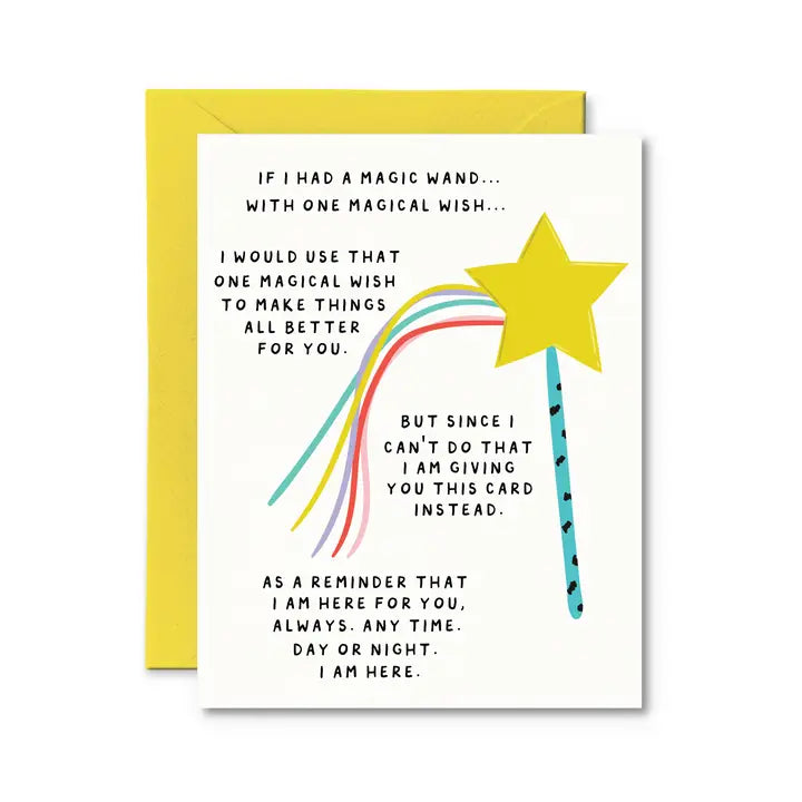 Magic Wand Makes Things all Better Card