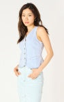 Denim Vest - Light Blue