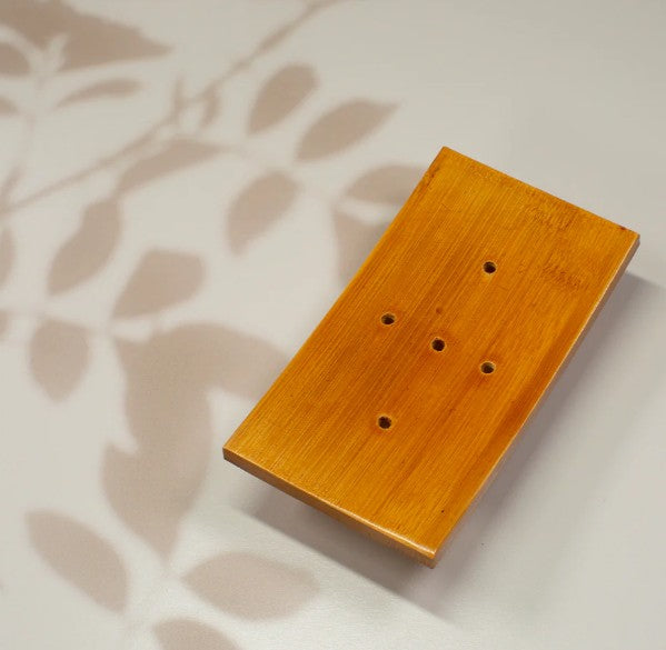 Curved Bamboo Soap Dish