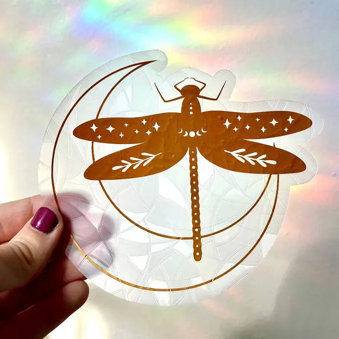 Dragonfly Suncatcher - Prismatic Kitty