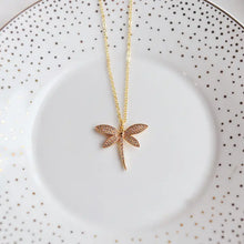 Load image into Gallery viewer, Dragonfly Necklace Gold  - Oh So Lovely