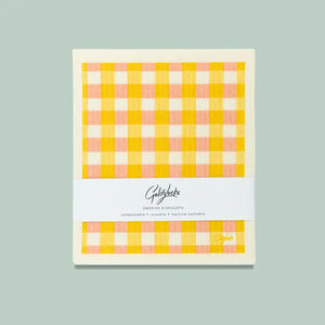 Gingham Swedish Dishcloth