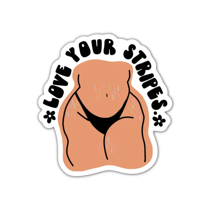 Love Your Stripes Vinyl Sticker
