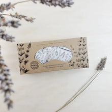 Load image into Gallery viewer, Therapeutic Lavender Eye Mask - Geo Floral Print