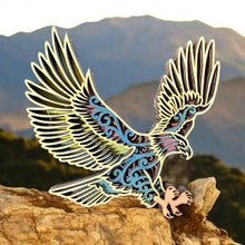 Load image into Gallery viewer, Wings of Freedom – Wooden 3D Carved Eagle - Havana Art