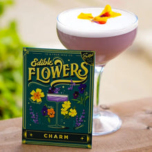 Load image into Gallery viewer, Seed Packet &amp; Cocktail Recipe - Edible Flowers