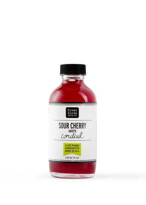 Sour Cherry Cordial - Frostbites Syrup Co. - 118ml