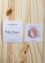 Load image into Gallery viewer, Palm Stone - Rose Quartz