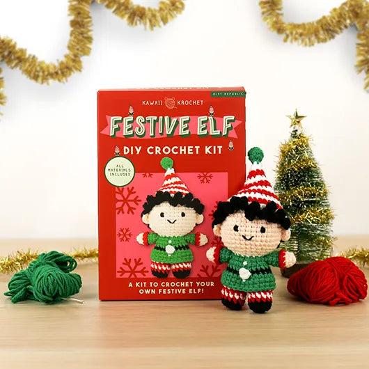 Christmas Crochet Elf Kit